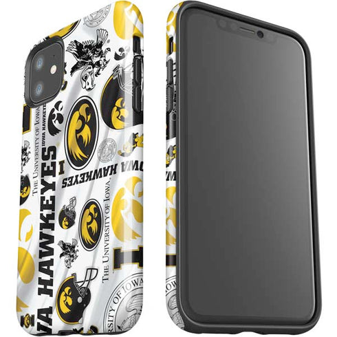 University of Iowa Hawkeyes Pattern iPhone 11 Impact Case