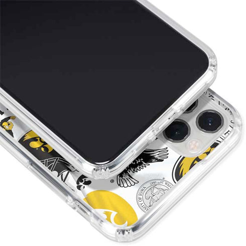 University of Iowa Hawkeyes Pattern iPhone 11 Pro Clear Case