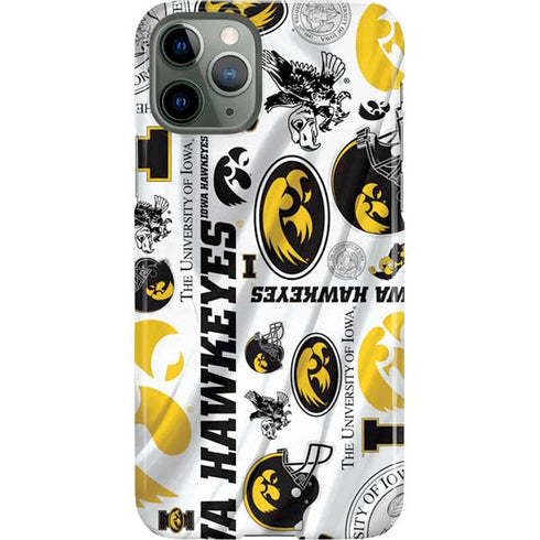 University of Iowa Hawkeyes Pattern iPhone 11 Pro Lite Case