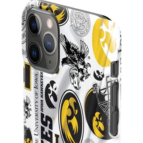 University of Iowa Hawkeyes Pattern iPhone 11 Pro Lite Case