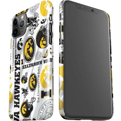 University of Iowa Hawkeyes Pattern iPhone 11 Pro Lite Case