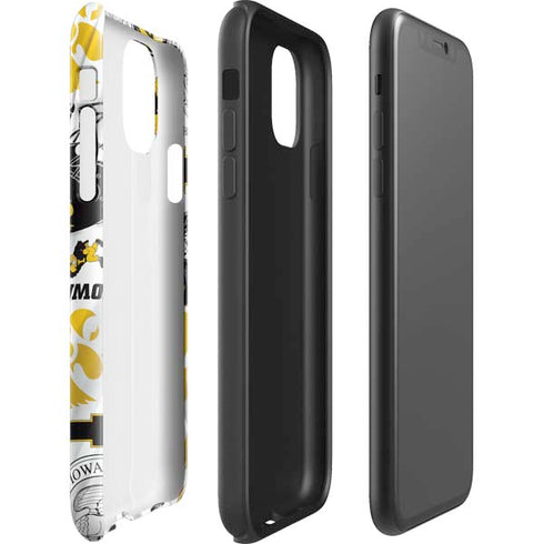 University of Iowa Hawkeyes Pattern iPhone 11 Pro Max Impact Case