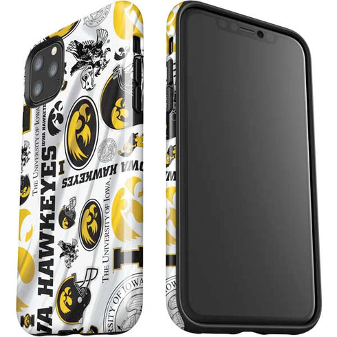 University of Iowa Hawkeyes Pattern iPhone 11 Pro Max Impact Case