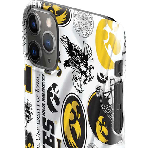 University of Iowa Hawkeyes Pattern iPhone 11 Pro Max Lite Case