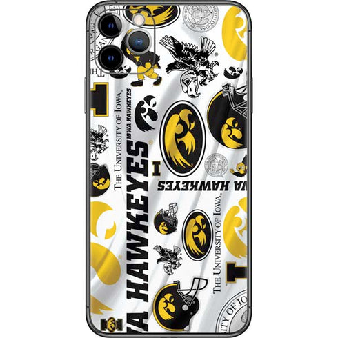 University of Iowa Hawkeyes Pattern iPhone 11 Pro Max Skin