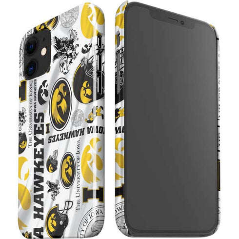 University of Iowa Hawkeyes Pattern iPhone 12 Mini Lite Case