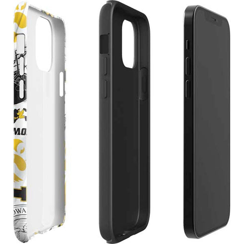 University of Iowa Hawkeyes Pattern iPhone 12 Pro Max Impact Case