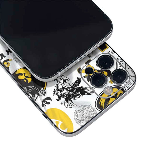 University of Iowa Hawkeyes Pattern iPhone 12 Pro Max Skin