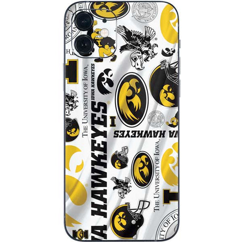 University of Iowa Hawkeyes Pattern iPhone 12 Skin