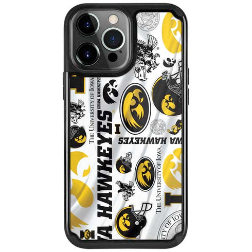 University of Iowa Hawkeyes Pattern iPhone 13 Pro Cargo Case