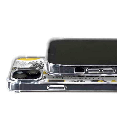 University of Iowa Hawkeyes Pattern iPhone 14 Plus MagSafe Case