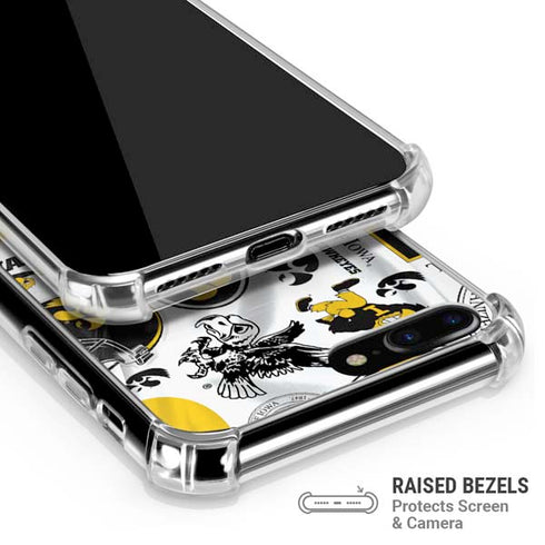 University of Iowa Hawkeyes Pattern iPhone 7/8 Plus Clear Case
