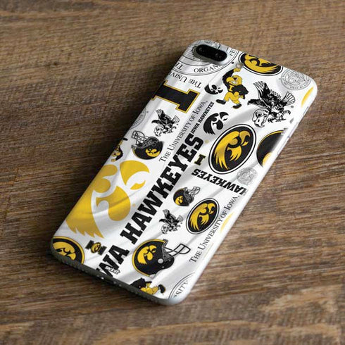 University of Iowa Hawkeyes Pattern iPhone 7 Plus Skin