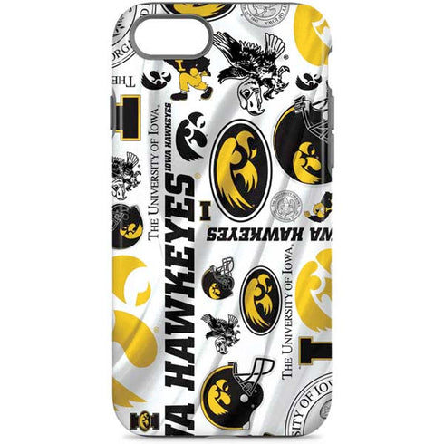 University of Iowa Hawkeyes Pattern iPhone 8 Pro Case