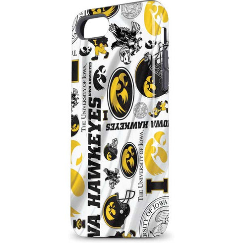 University of Iowa Hawkeyes Pattern iPhone 8 Pro Case