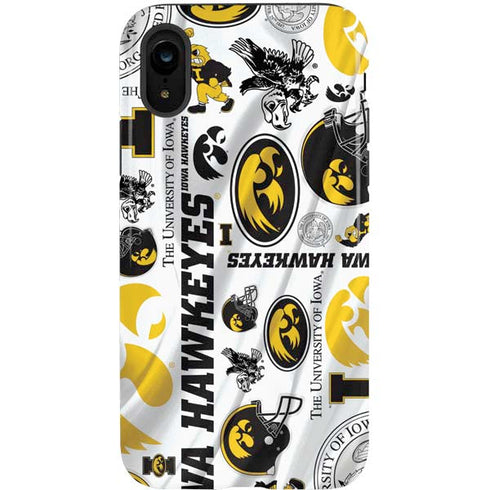 University of Iowa Hawkeyes Pattern iPhone XR Pro Case