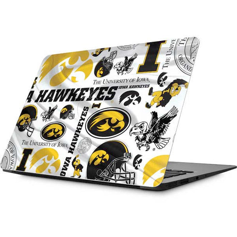 University of Iowa Hawkeyes Pattern Apple MacBook Skin