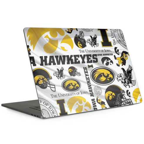 University of Iowa Hawkeyes Pattern Apple MacBook Pro 15-inch Skin