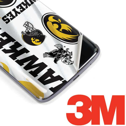 University of Iowa Hawkeyes Pattern Moto E5 Plus Skin