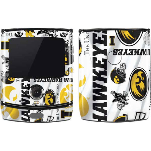 University of Iowa Hawkeyes Pattern Motorola RAZR Skin