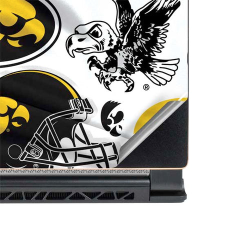 University of Iowa Hawkeyes Pattern MSI GS65 Stealth Laptop Skin