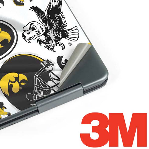 University of Iowa Hawkeyes Pattern Notebook 9 Pro 13in (2017) Skin