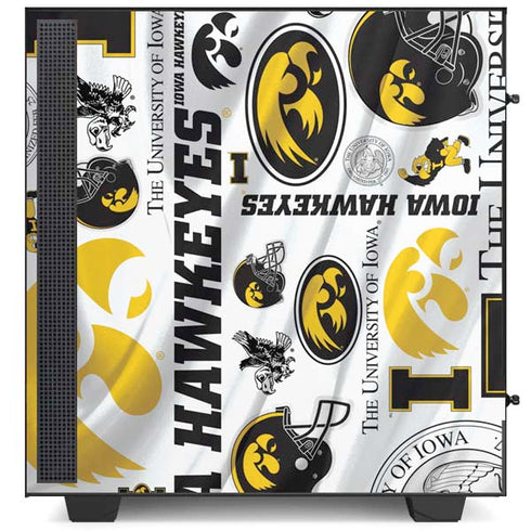 University of Iowa Hawkeyes Pattern NZXT H510 Compact ATX Mid-Tower Case Skin