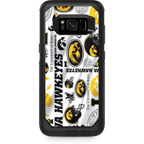 University of Iowa Hawkeyes Pattern Otterbox Commuter Galaxy Skin
