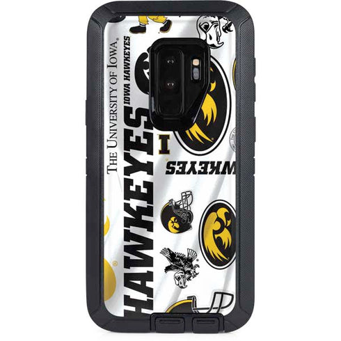 University of Iowa Hawkeyes Pattern Otterbox Defender Galaxy Skin