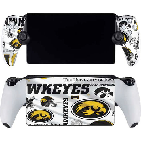 University of Iowa Hawkeyes Pattern PlayStation Portal Remote Player Skin