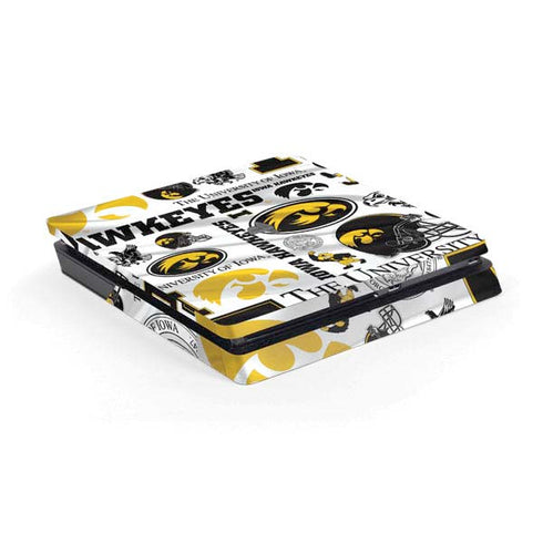 University of Iowa Hawkeyes Pattern PS4 Slim Skin