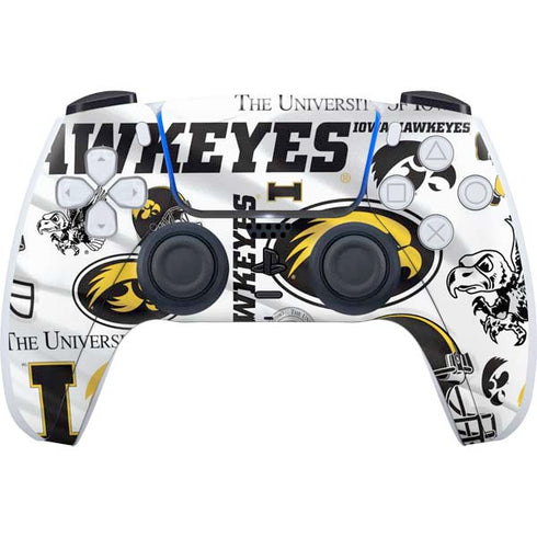University of Iowa Hawkeyes Pattern PS5 Controller Skin