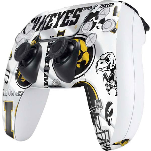 University of Iowa Hawkeyes Pattern PS5 Controller Skin