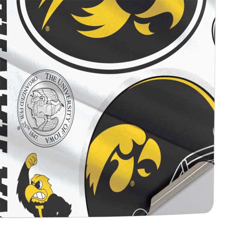 University of Iowa Hawkeyes Pattern PS5 Slim Disk Console Skin