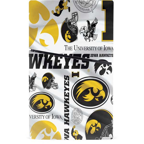 University of Iowa Hawkeyes Pattern PS5 Slim Digital Edition Console Skin