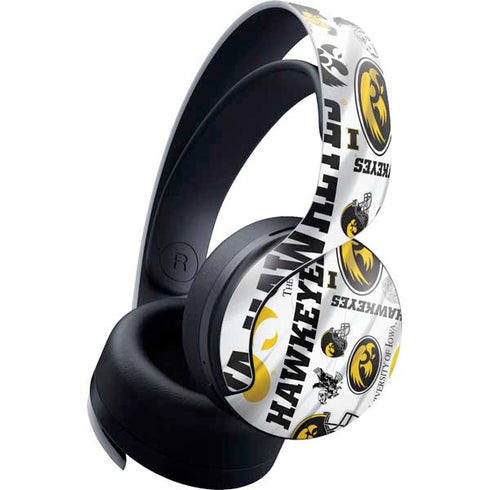 University of Iowa Hawkeyes Pattern PULSE 3D Wireless Headset for PS5 Skin