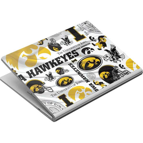 University of Iowa Hawkeyes Pattern Surface Book Skin