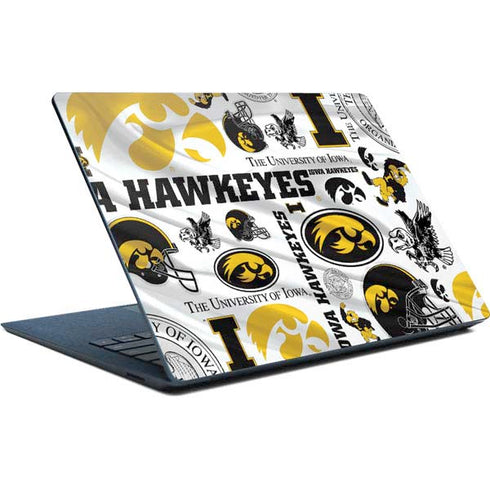 University of Iowa Hawkeyes Pattern Surface Laptop Skin