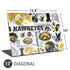 University of Iowa Hawkeyes Pattern Universal Laptop 17in (13.8 x 10in) Skin