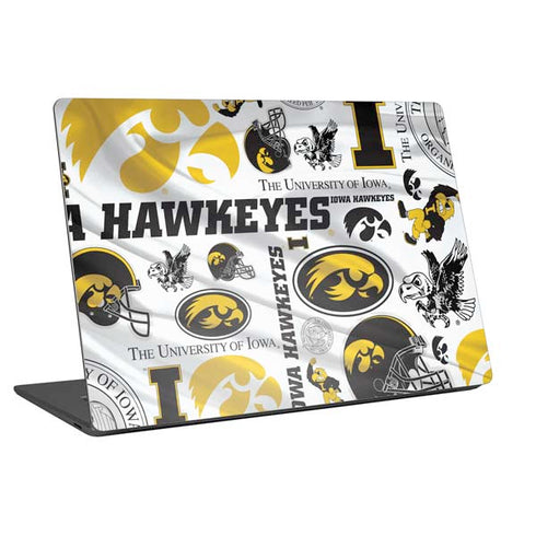 University of Iowa Hawkeyes Pattern Universal Laptop 17in (13.8 x 10in) Skin
