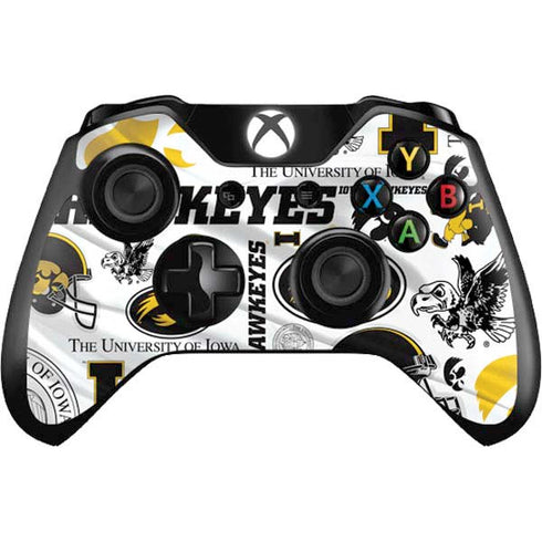 University of Iowa Hawkeyes Pattern Xbox One Controller Skin