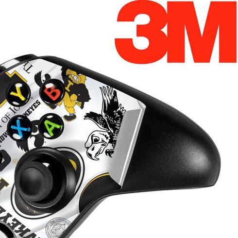 University of Iowa Hawkeyes Pattern Xbox One S All-Digital Edition Bundle Skin