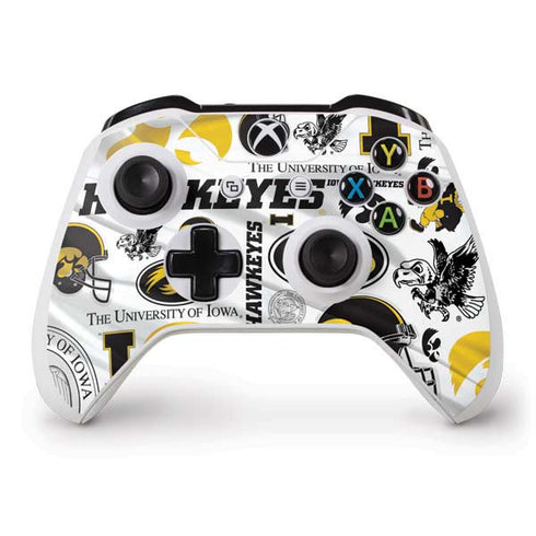 University of Iowa Hawkeyes Pattern Xbox One S Controller Skin