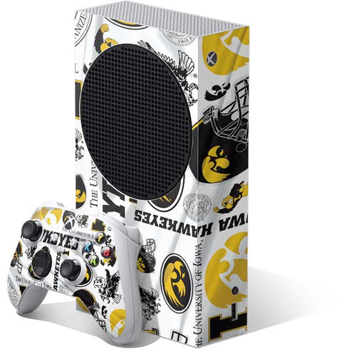University of Iowa Hawkeyes Pattern Xbox Series S Bundle Skin
