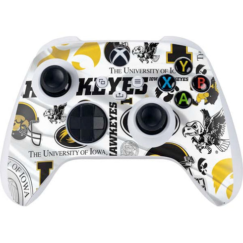 University of Iowa Hawkeyes Pattern Xbox Series S Controller Skin