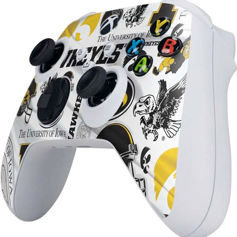 University of Iowa Hawkeyes Pattern Xbox Series S Controller Skin
