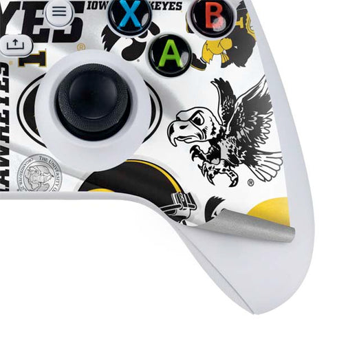 University of Iowa Hawkeyes Pattern Xbox Series S Controller Skin