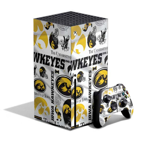 University of Iowa Hawkeyes Pattern Xbox Series X Bundle Skin