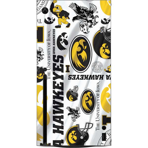 University of Iowa Hawkeyes Pattern Xbox Series X Console Skin