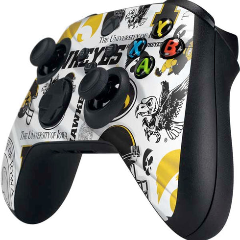 University of Iowa Hawkeyes Pattern Xbox Series X Controller Skin